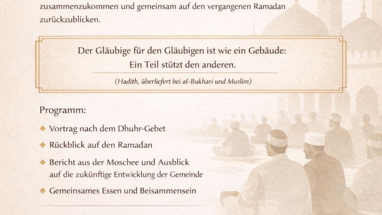 Gemeinsames Treffen nach dem Eid